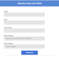 DOWNLOAD AIOU CHALLAN FORM